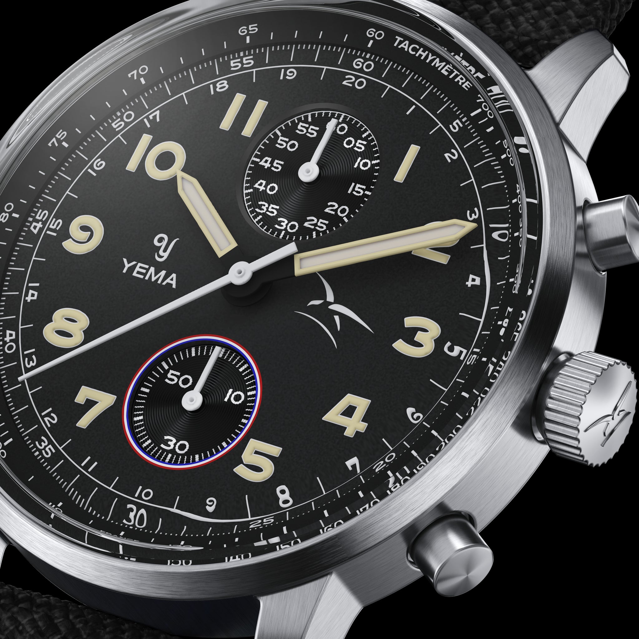YEMA フライグラフ クォーツ フランス空軍モデル クロノグラフ YEMA フライグラフ クォーツ フランス空軍モデル クロノグラフ フライ